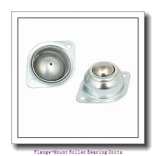 2-3&#x2f;16 in x 5.5625 in x 7.2500 in  Cooper 01EBCDF203EXAT Flange-Mount Roller Bearing Units #1 image