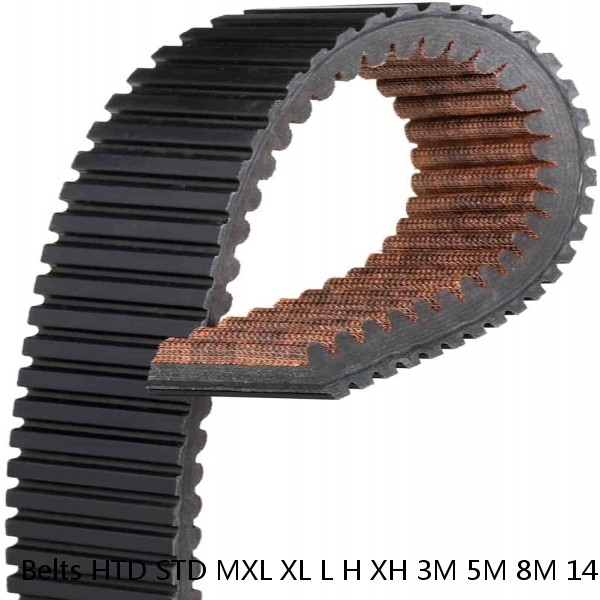 Belts HTD STD MXL XL L H XH 3M 5M 8M 14M 20M T5 T10 T20 Pu Or Rubber Industria Synchronous Power Transmission Toothed Timing Belts #1 image