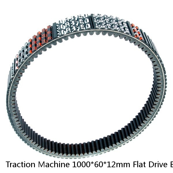 Traction Machine 1000*60*12mm Flat Drive Belt with Green Rubber Coating #1 image