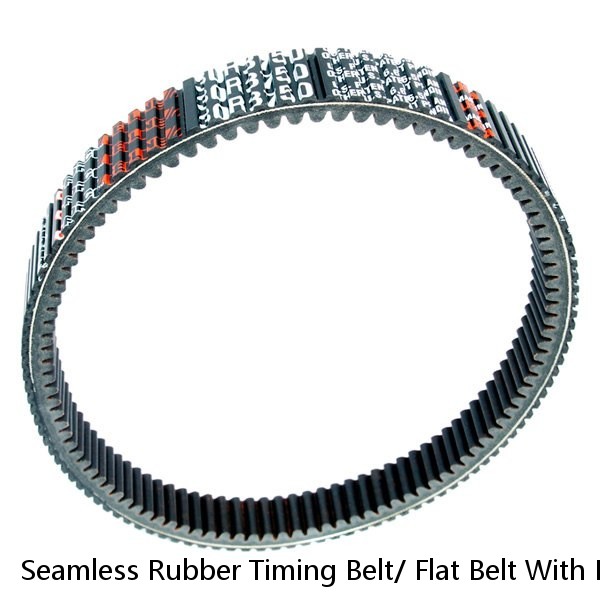 Seamless Rubber Timing Belt/ Flat Belt With Blue Coating #1 image